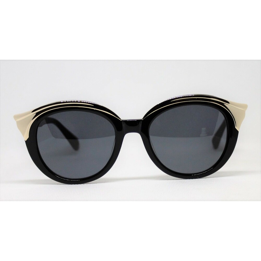 New Zac Posen Sunglasses Dionne in Black Large Cat Eye 50-20-140 Last One